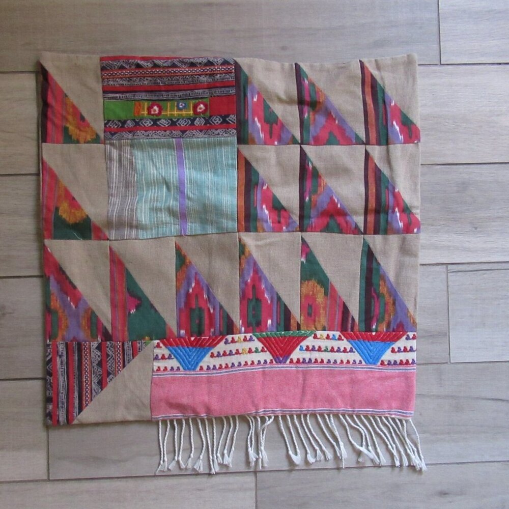 1‎ Pair Pottery Barn Counterpane Pillow Covers Pauline Boyd Patchwork Hatchling